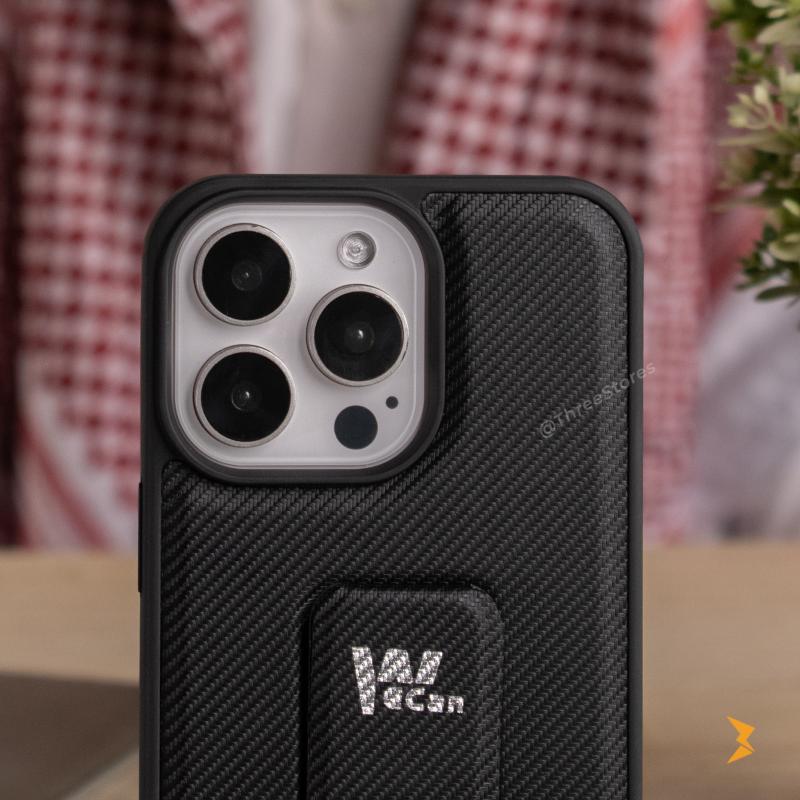 غطاء كربون بمسكة محكمة لأيفون 14 برو ماكس