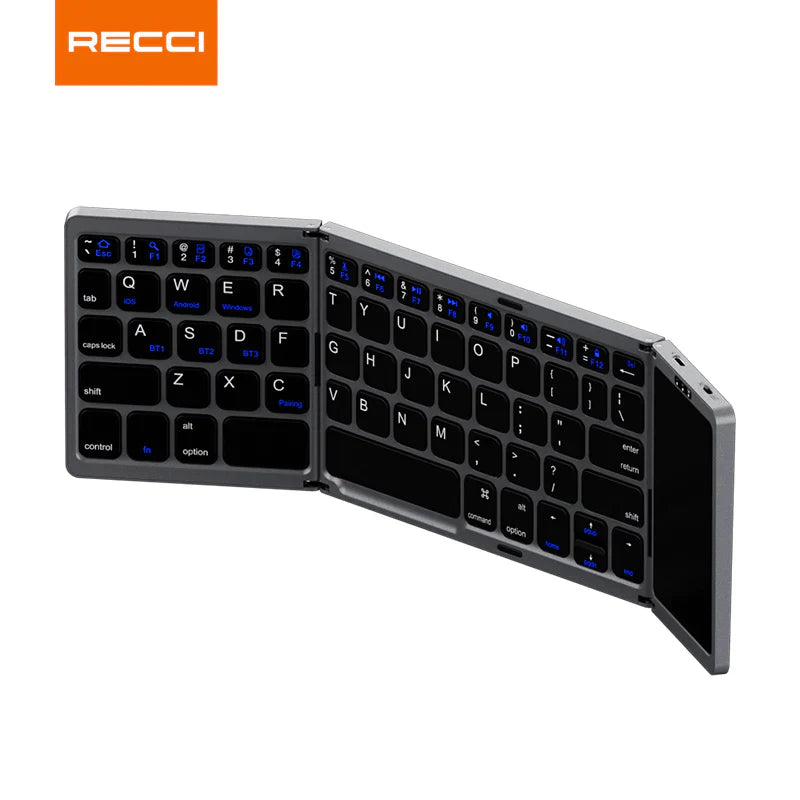 Recci Triple Folding Touch Bluetooth Keyboard RCS-K01 Three store
