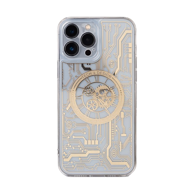 Transparent Mechanical Watch Case iPhone 13 Pro Three store