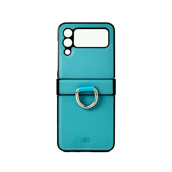 HDD Ring Leather Case Samsung Z Flip 4 Three store