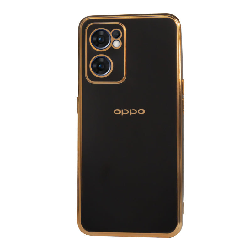 Plating Gold Lens Protection Case Oppo Reno 7 5G Three store