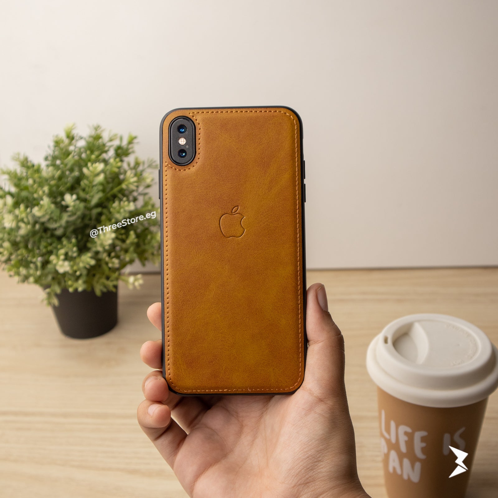 Cradle Leather Case iPhone XR Three store