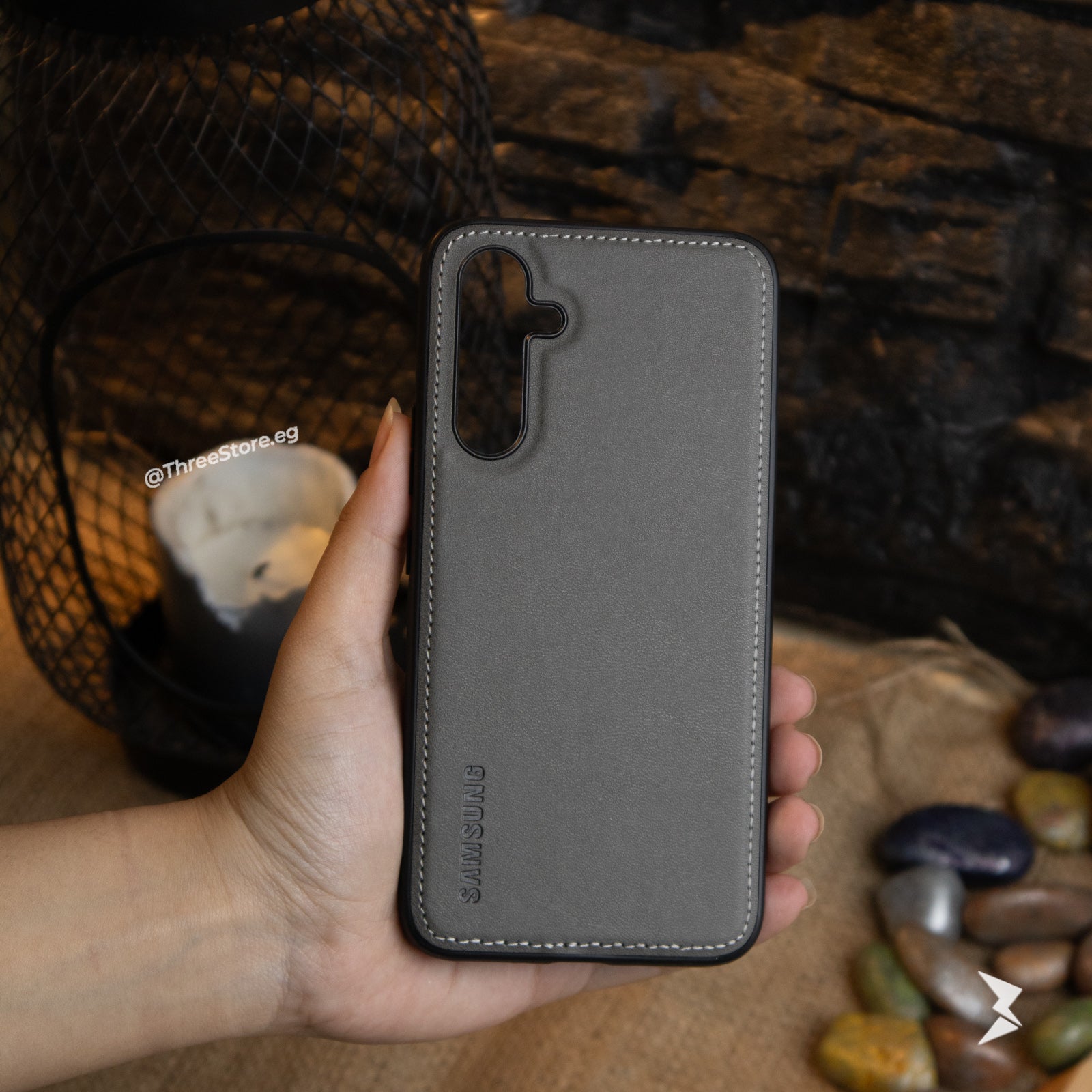 Cradle Leather Case Samsung A24 Three store