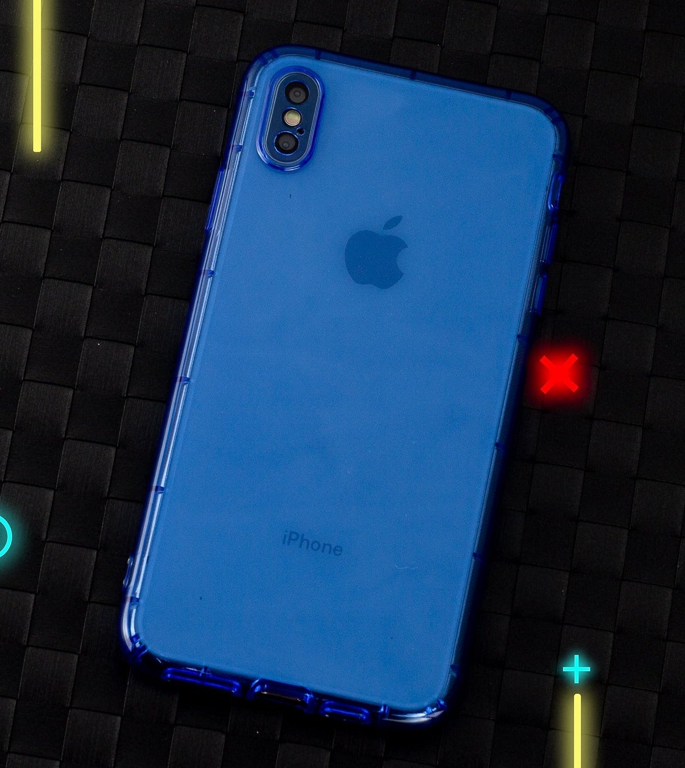 Q series Neon Fluorescent Case iPhone X Max Three store