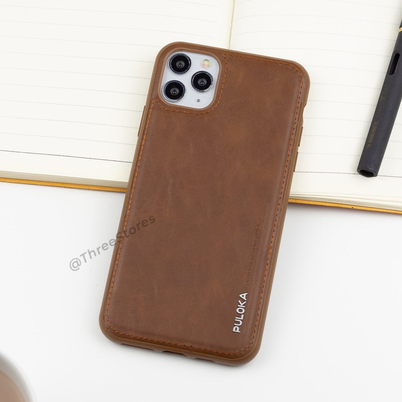 Puloka Leather Case iPhone 11 Pro Max Three store