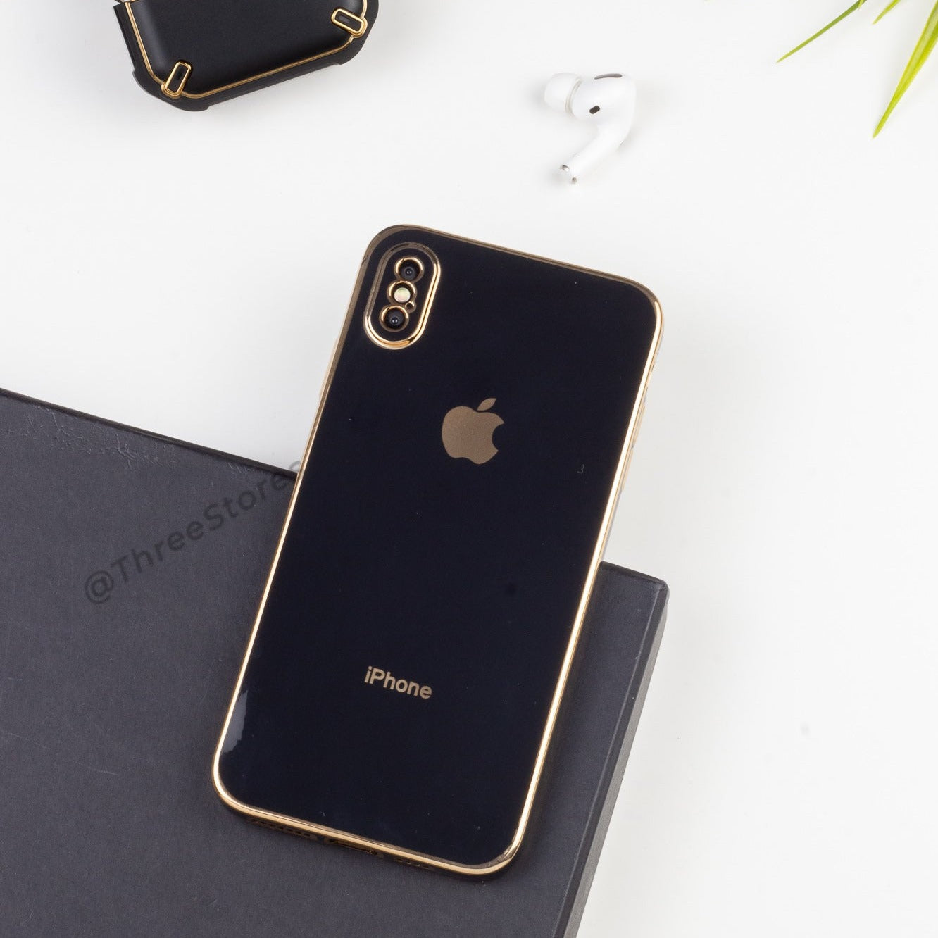 Plating Gold Lens Protection Case iPhone X Max Three store