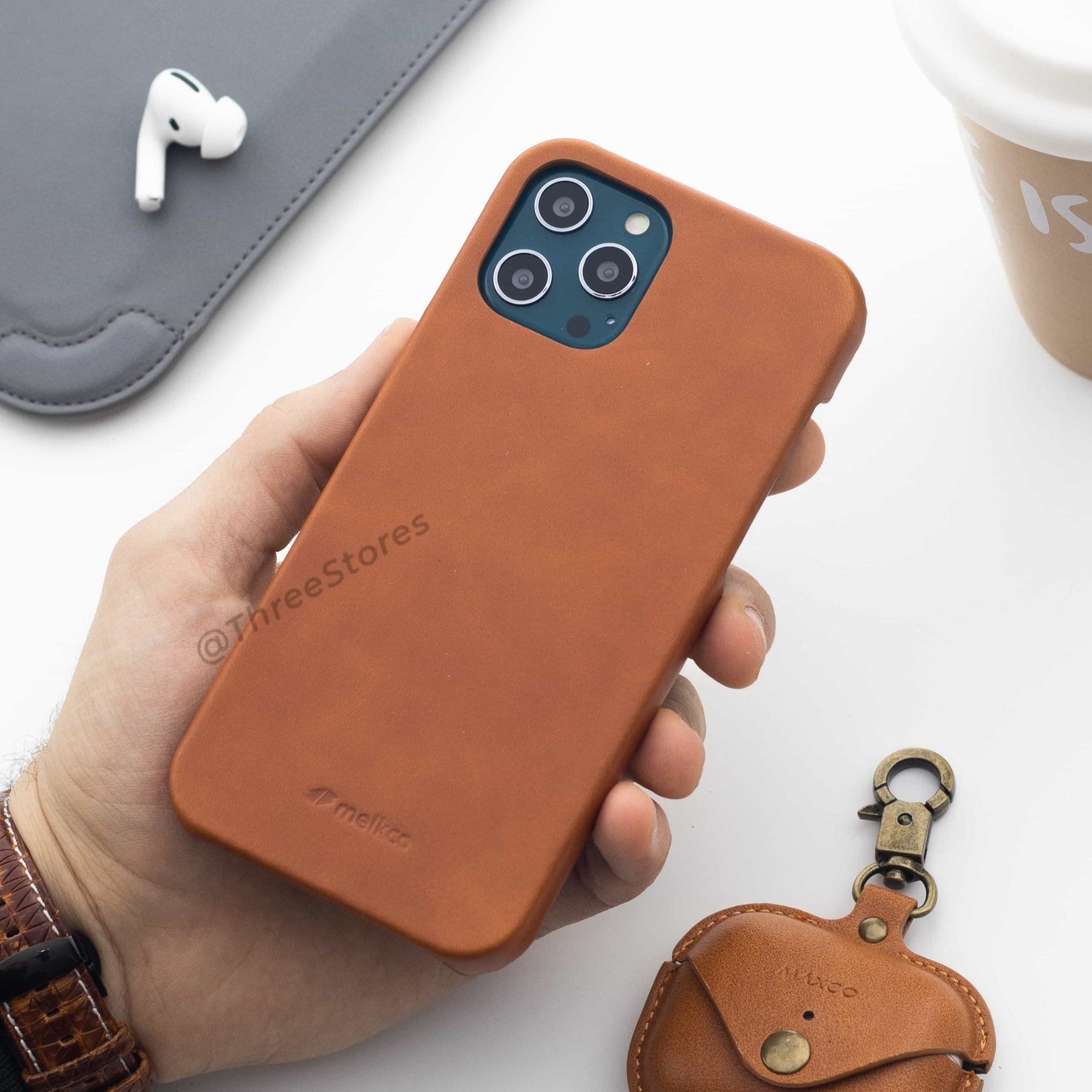 Melkco Slim Leather Case iPhone 12 Pro Max Three store
