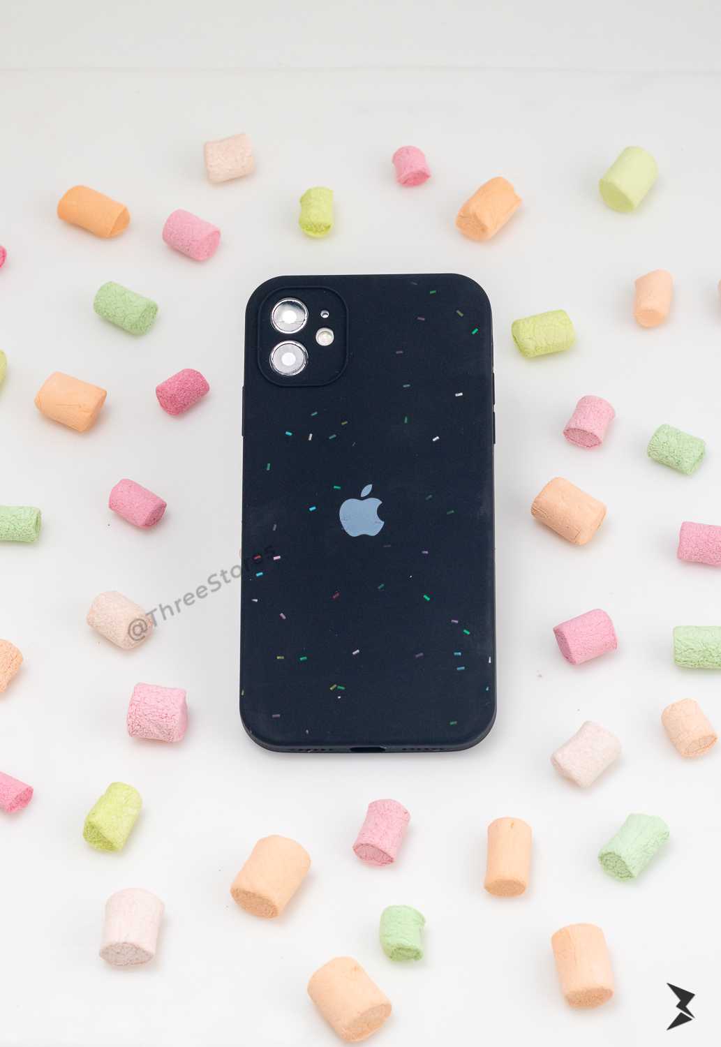 Silicone Sprinkles Camera Protection Case iPhone 11 Three store
