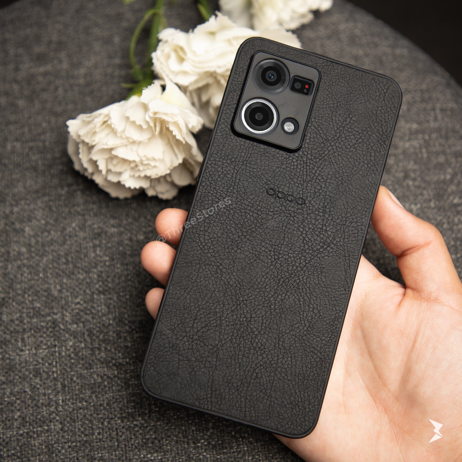 Leather Camera Protection Case oppo Reno 7 4G Three store