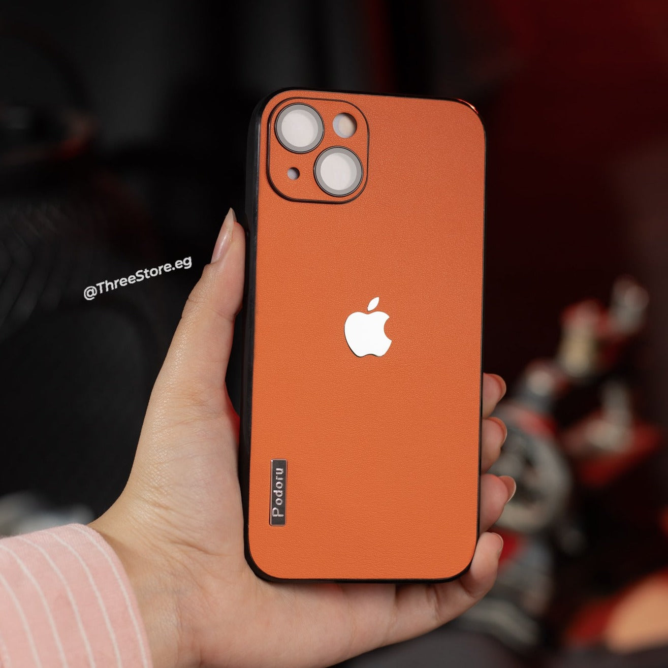 Podoru ShockProof Leather Case iPhone 13 Three store