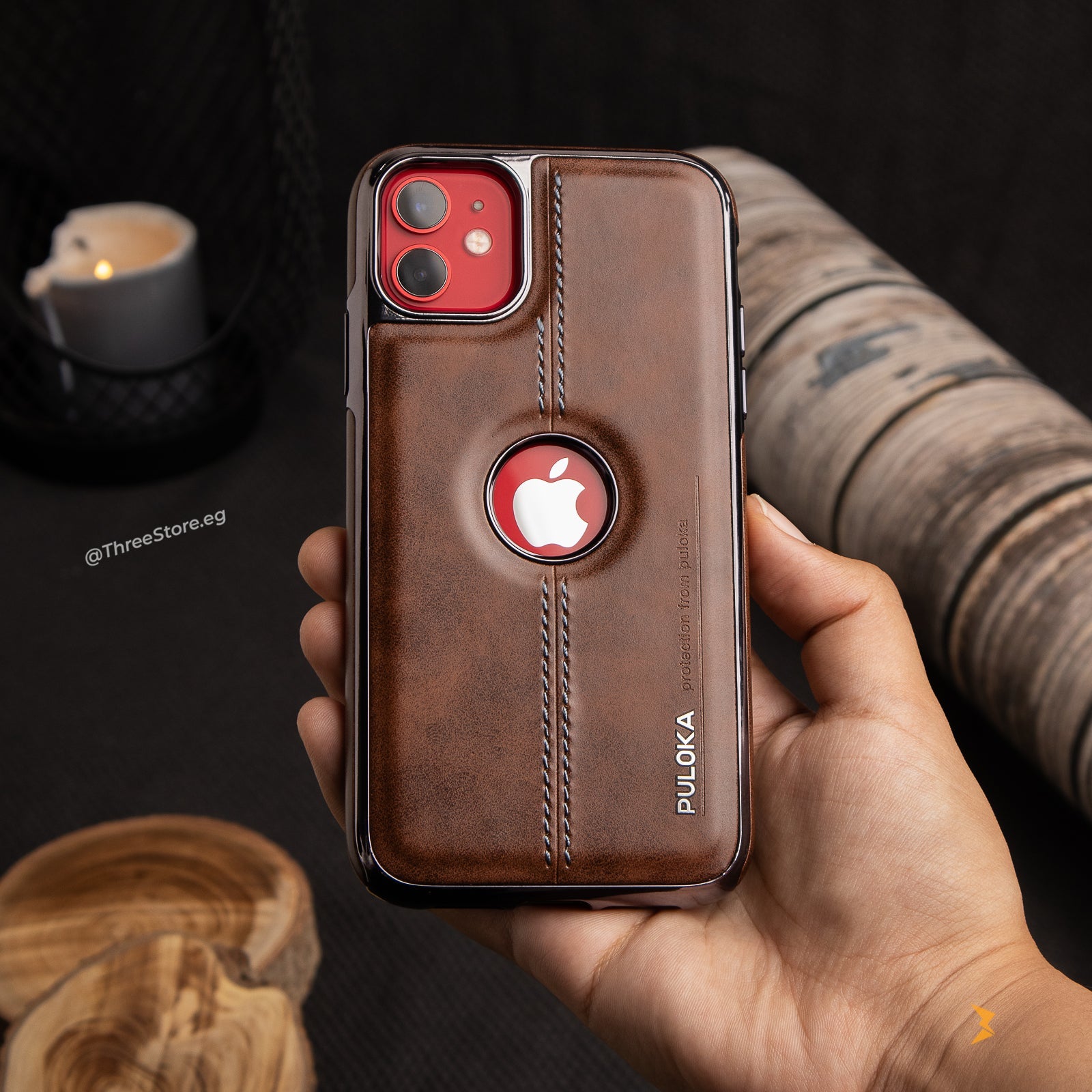 Puloka Superb Leather Case iPhone 11 Three store