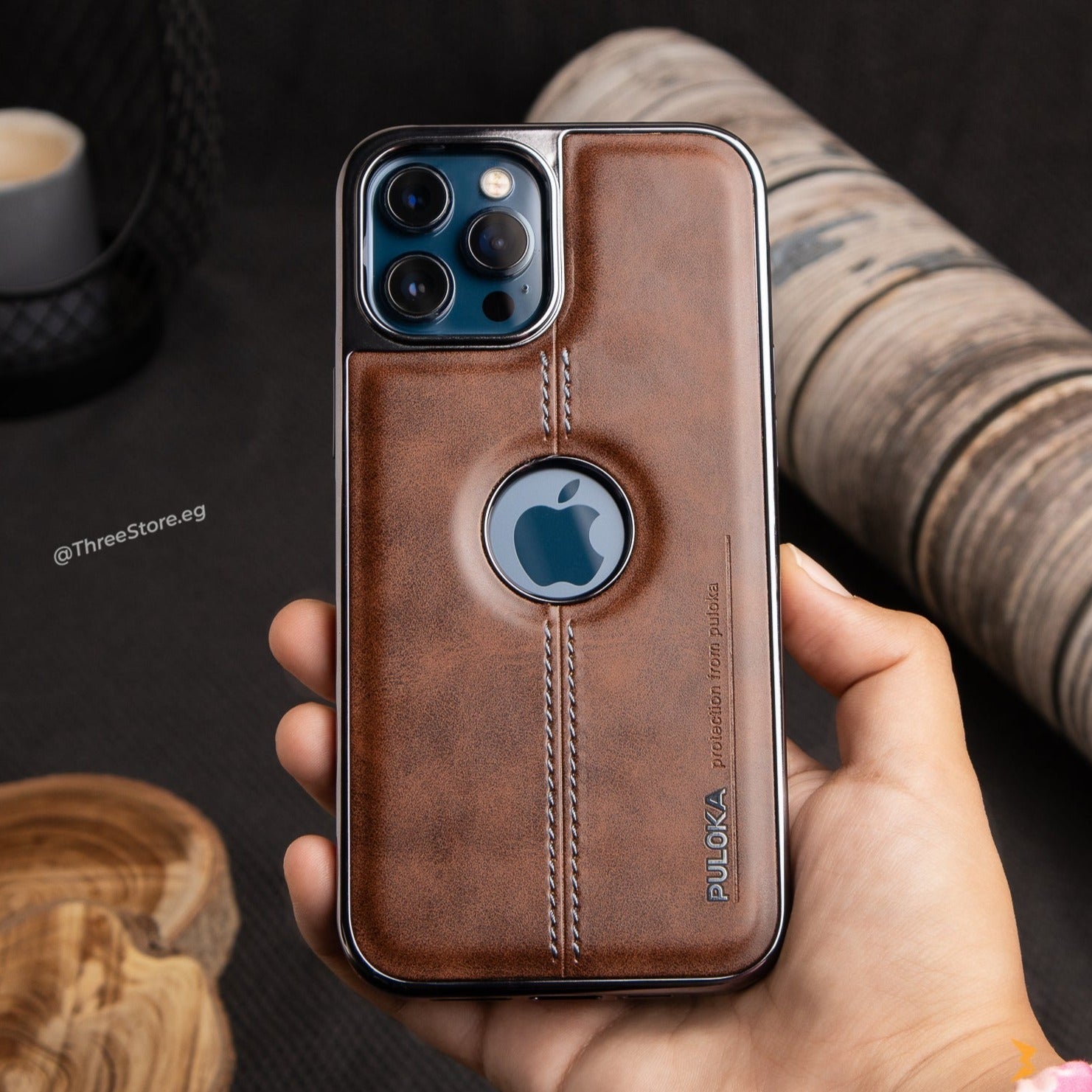 Puloka Superb Leather Case iPhone 14 Pro Max Three store