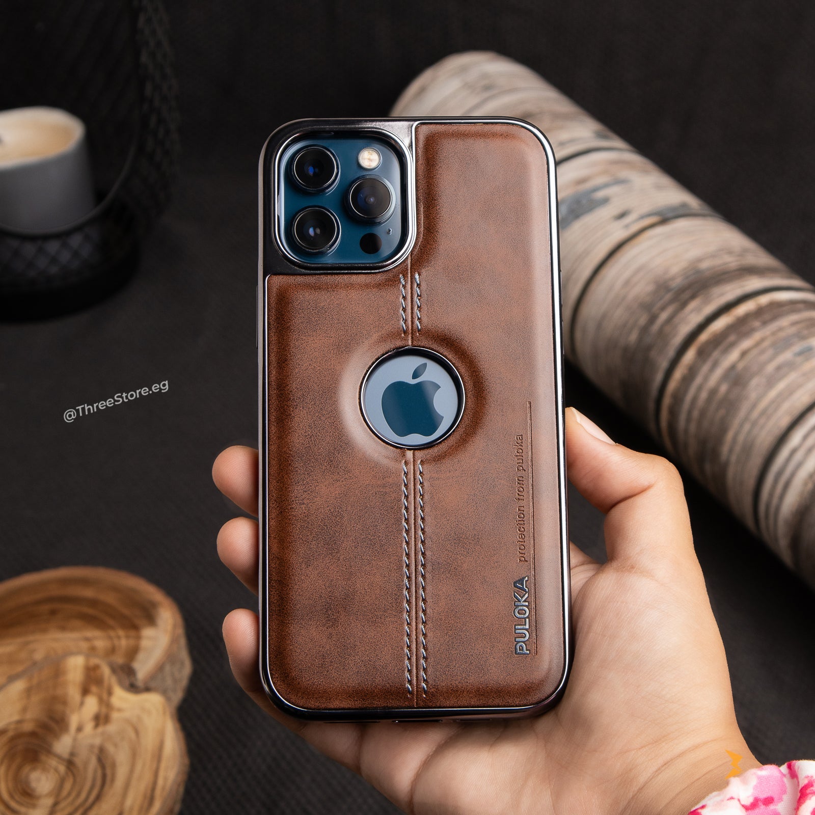 Puloka Superb Leather Case iPhone 12 Pro Max Three store