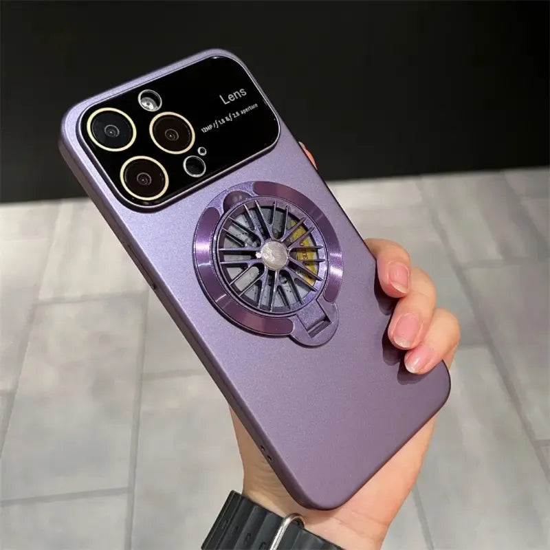 Rotating Gyroscope Holder Phone Case iPhone 14 Pro Max Three store