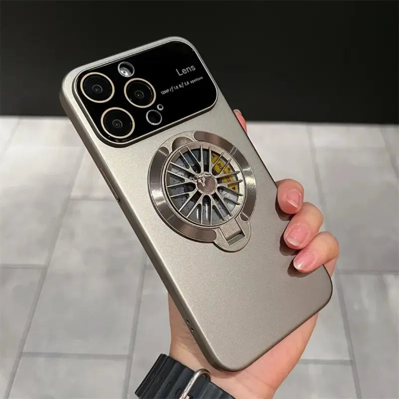 Rotating Gyroscope Holder Phone Case iPhone 15 Pro Max Three store