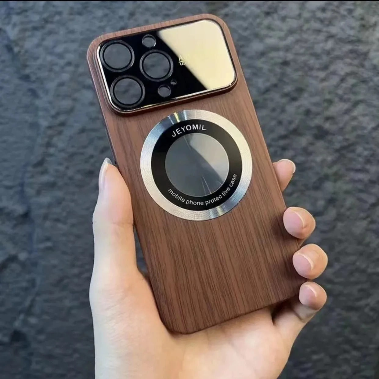 Magsafe Wood Case iPhone 13 Pro Three store