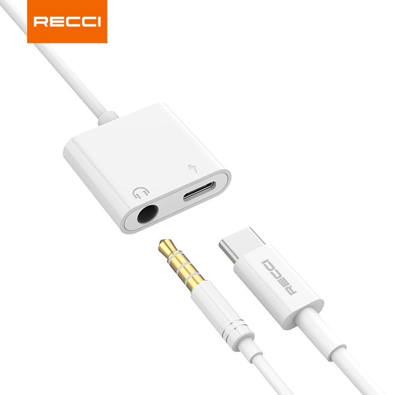 Recci Converter 2 in 1 Type-C And Aux RDS-A02 Three store