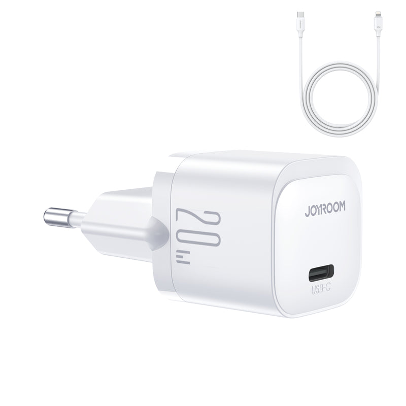 JoyRoom 20W mini Charger PD With Cable JR-TCF02 Three store