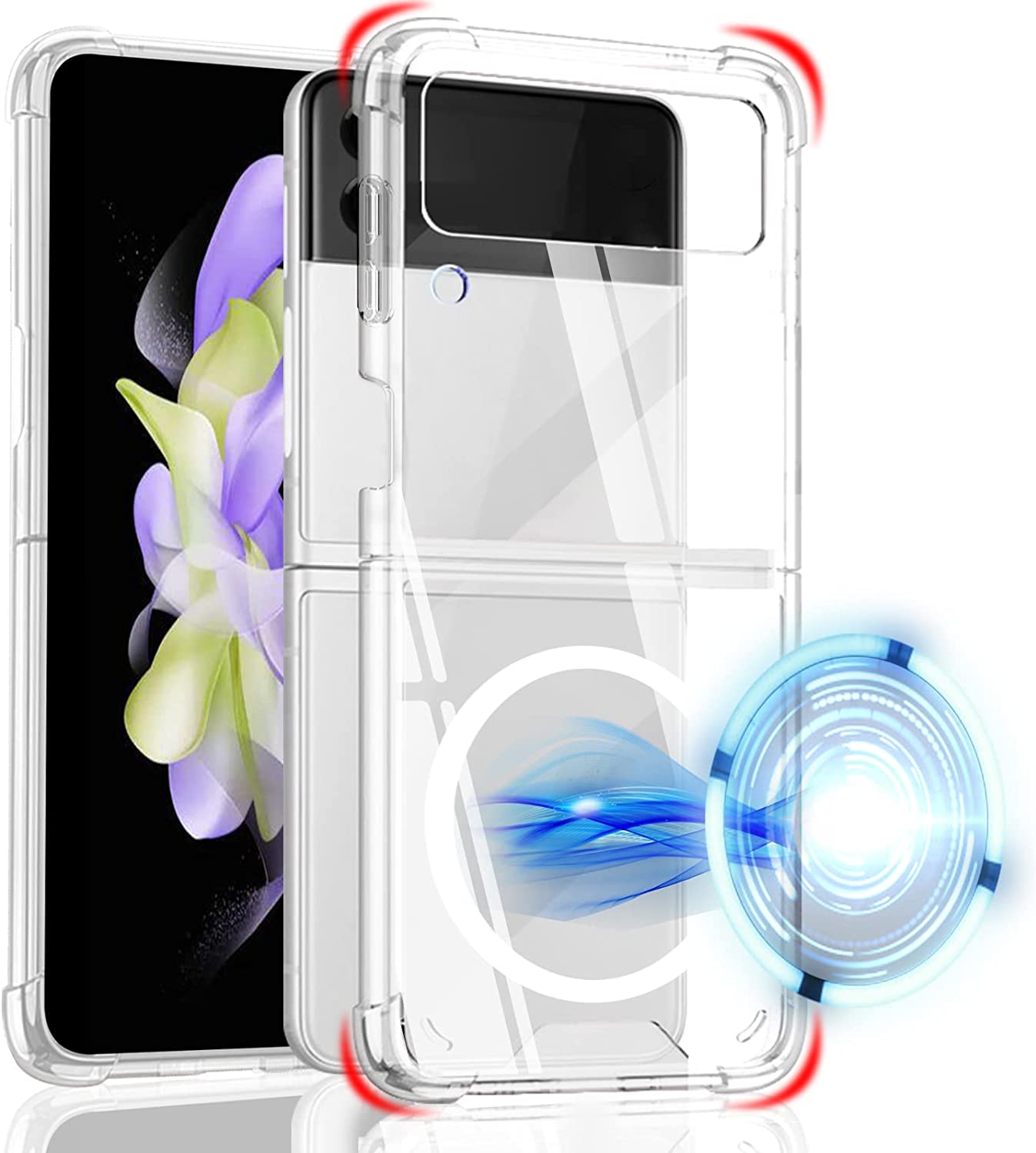 Transparent Magsafe Case Samsung Z Flip 3 Three store
