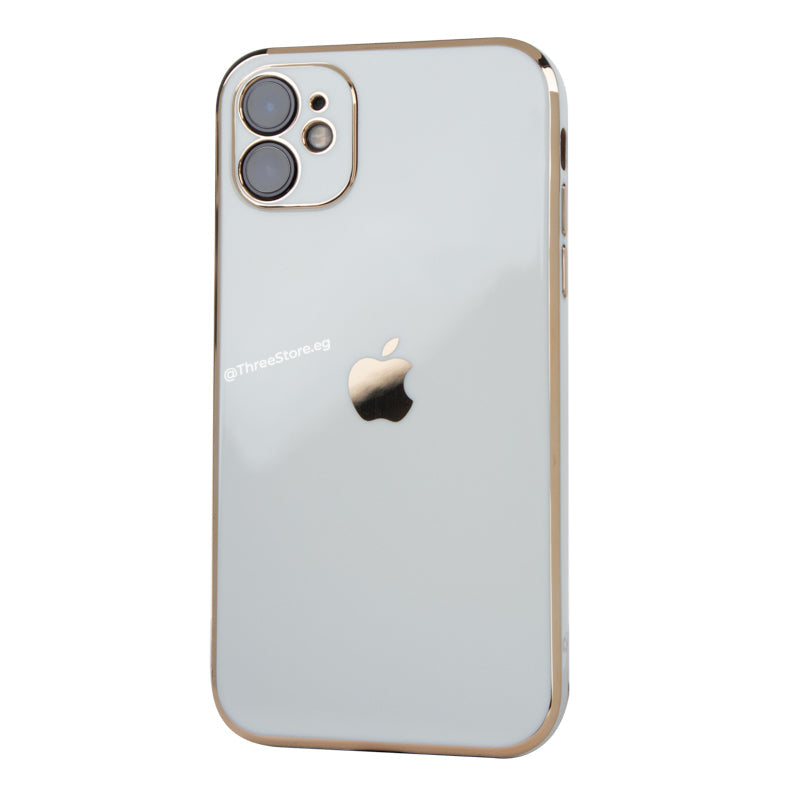 Plating Gold Lens Protection Case iPhone 11 Three store