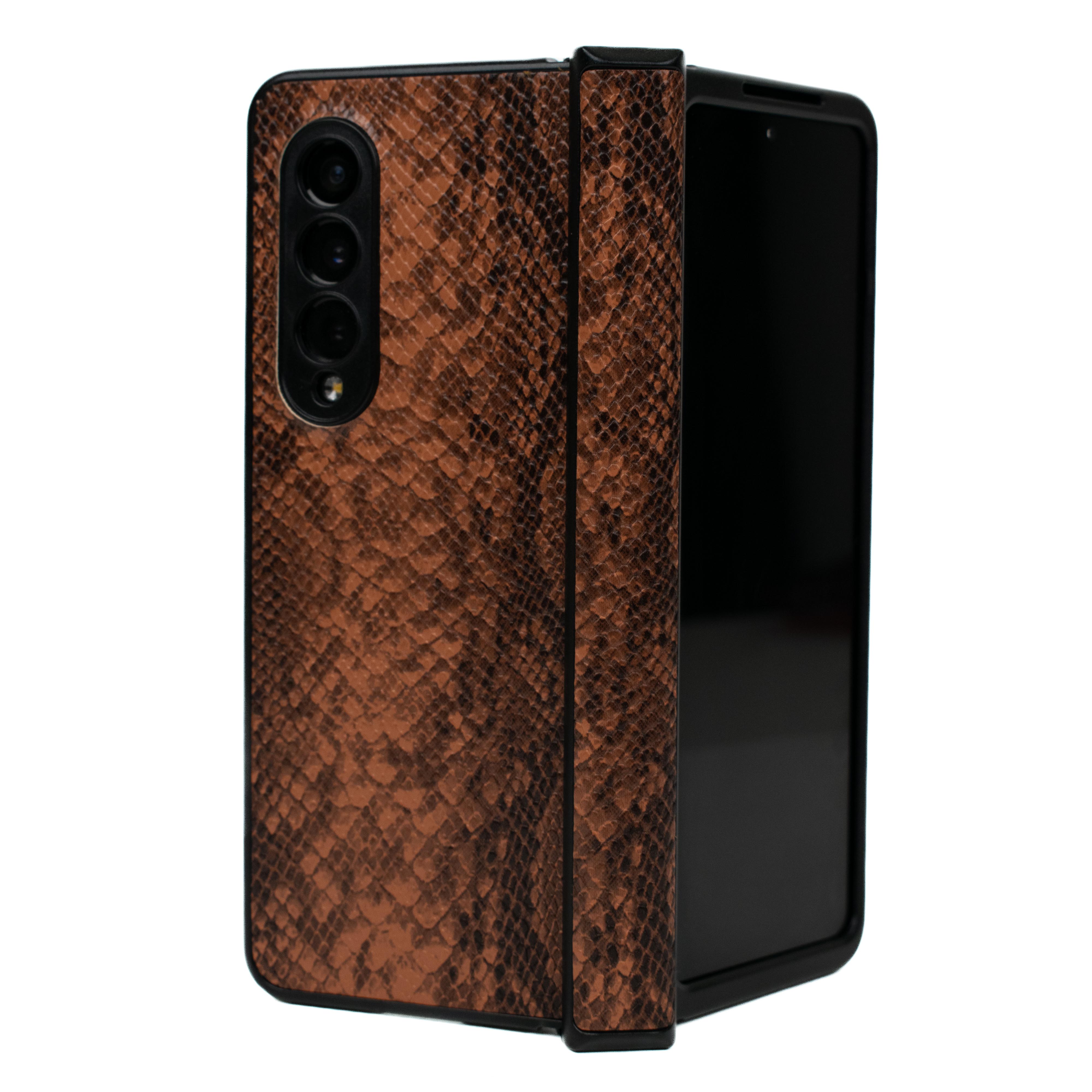 Snake Leather Case Samsung Fold 3 Three store