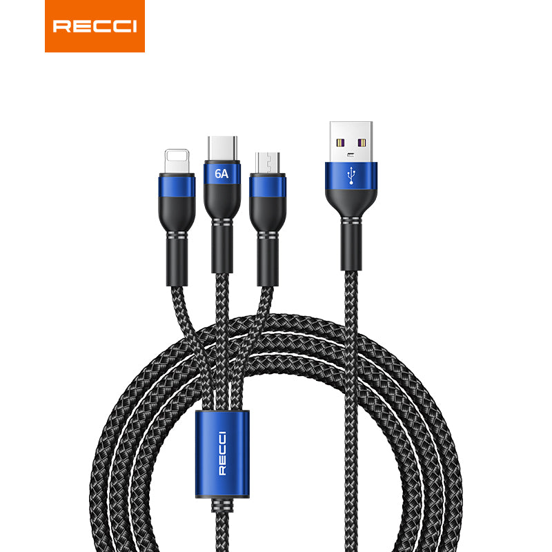 Recci SkyLine 3 in 1 Cable RTC-T12 Three store