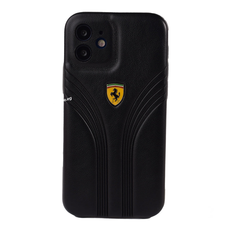 Ferrari Leather Case iPhone 12 Three store