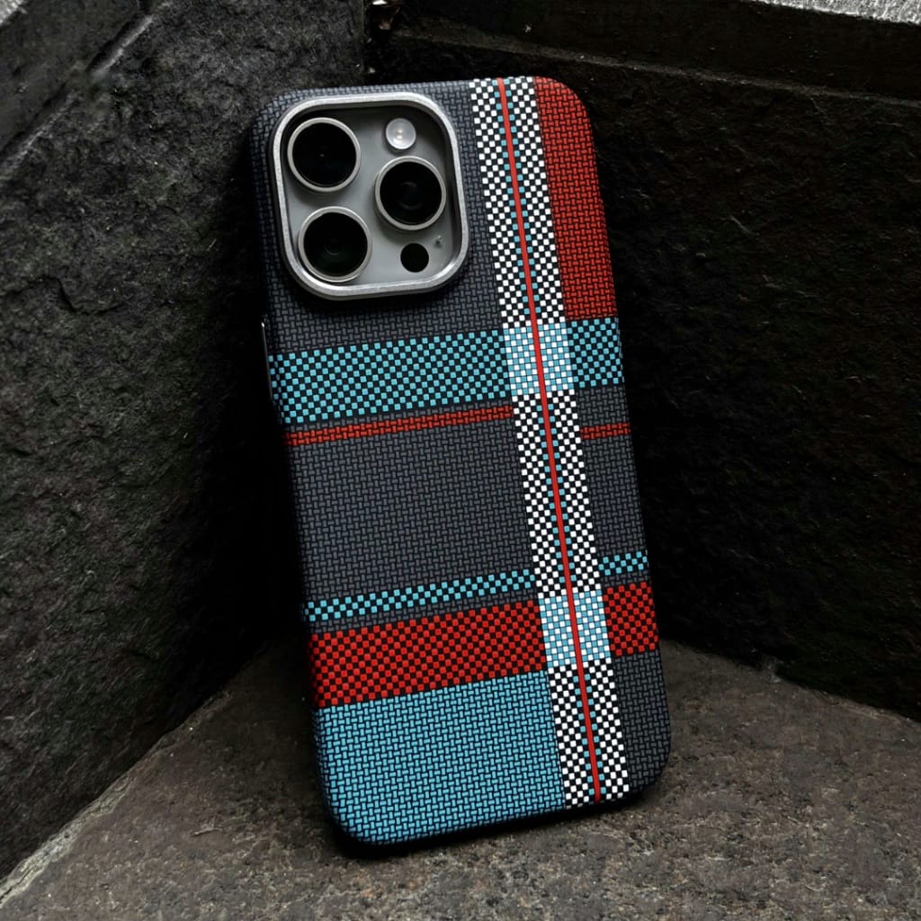 Warm Flannel Plaid Cloth Case iPhone 13 Pro Max 