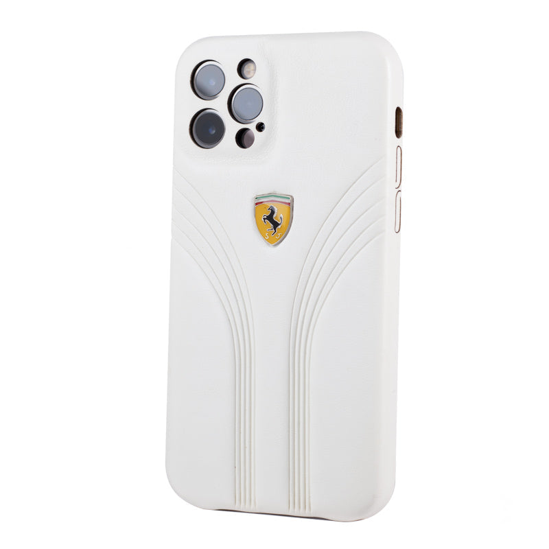 Ferrari Leather Case iPhone 12 Pro Three store