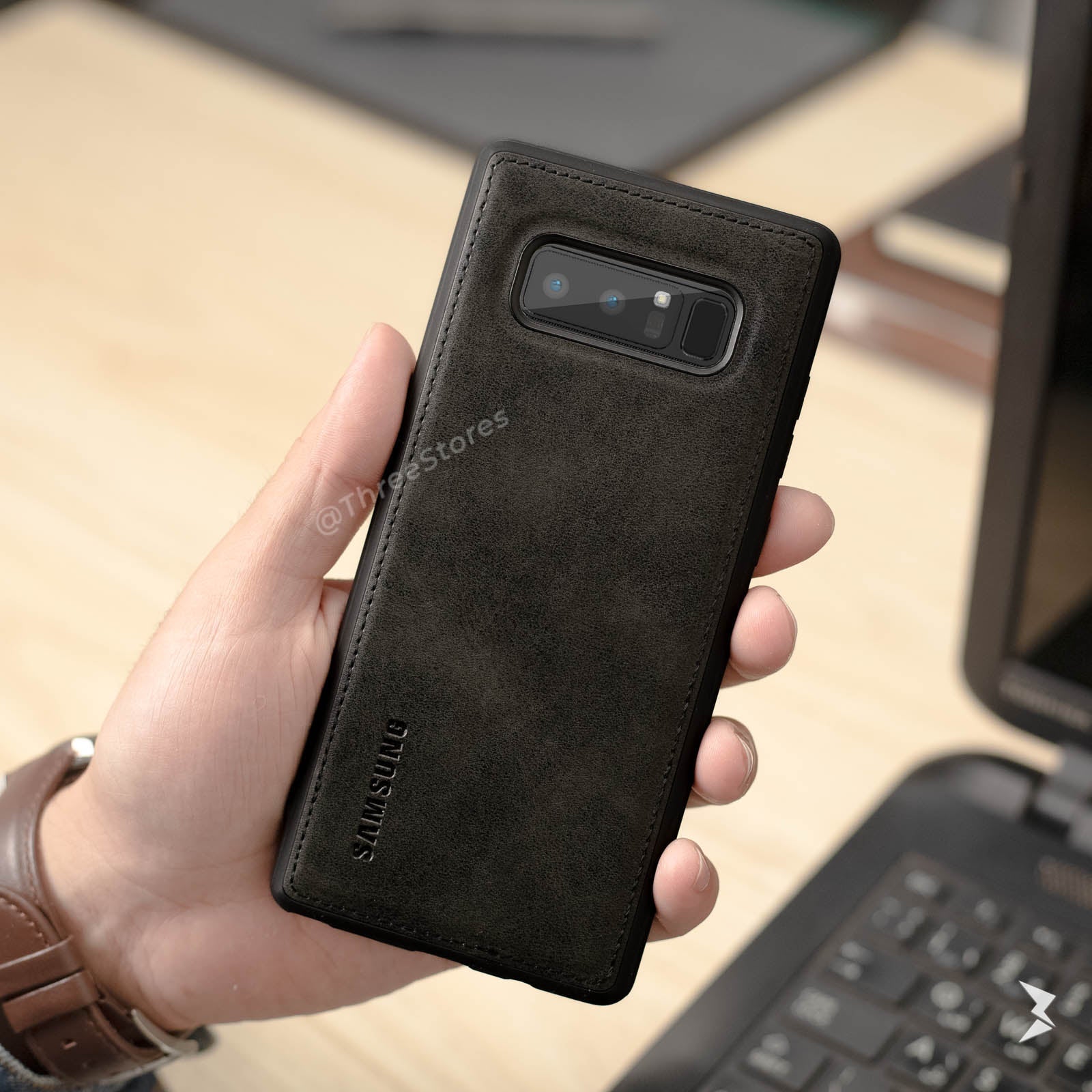 Cradle Leather Case Samsung Note 8 Three store