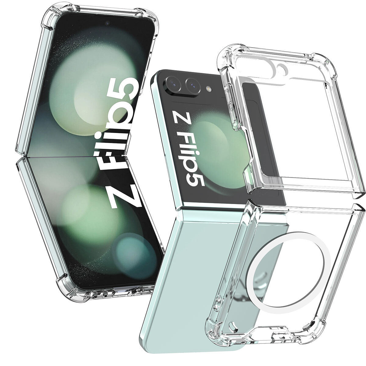 Transparent Magsafe Case Samsung Z Flip 5 Three store